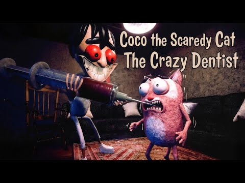 Coco the Scaredy Cat - CRAZY DENTIST! Full Walkthrough + Ending