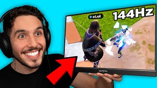 Joguei num monitor 144Hz... PORTÁTIL! 😳