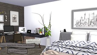 Sims 4 - Speed Build - House Tumblr Modern