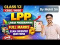 LPP One Shot Class 12🔥 | Linear Programming Full Marks Strategy | CBSE & HBSE 2026
