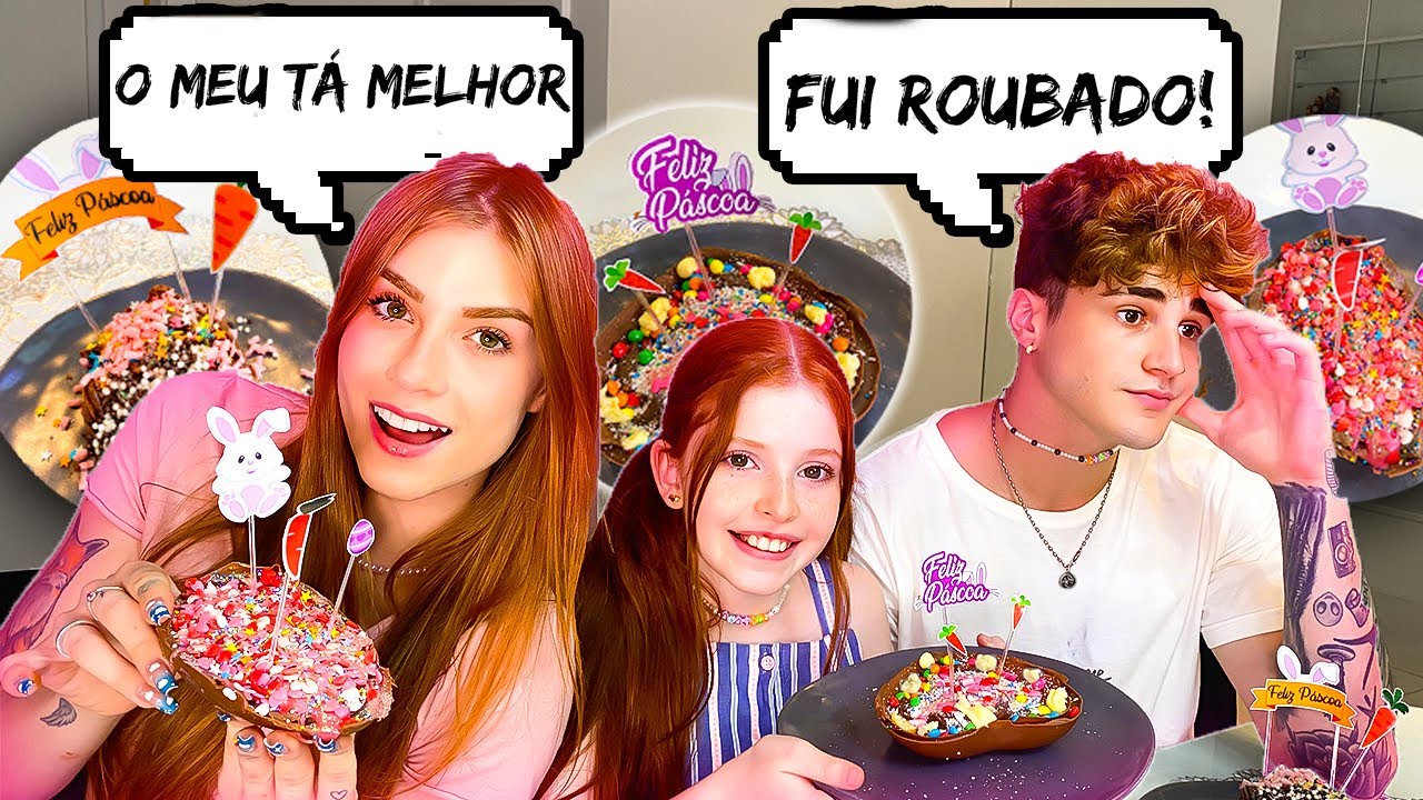 QUEM FEZ O MELHOR OVO DE PÁSCOA ? ft. ALEX MAPELI e ANA LUIZA