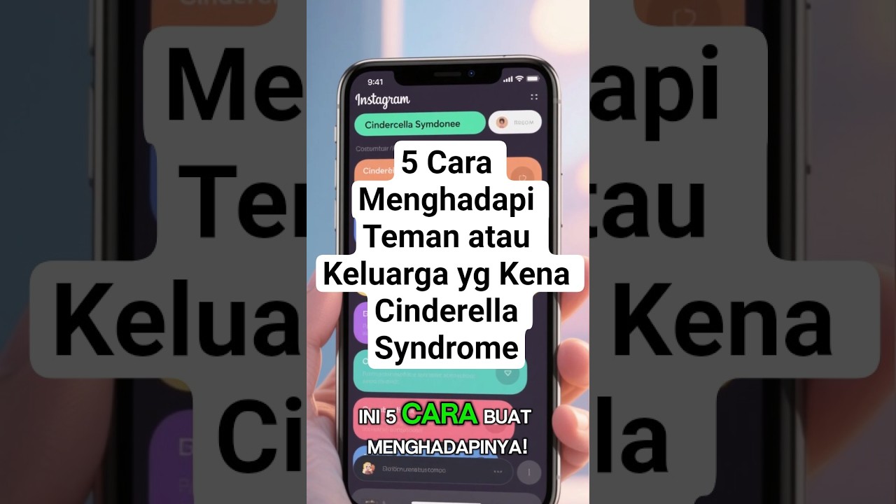 5 Cara Menghadapi Teman atau Keluarga yg Kena Cinderella Syndrome