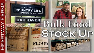 Country Life Foods Dry Goods Stock Up Haul and Facility Tour | Stocking Up | Prepping | Pantry
