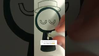 desenhando sprunkis parte 2 😁👍 #sprunkis #art #black