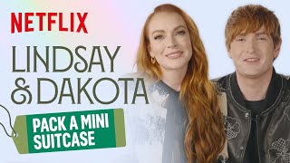 Lindsay Lohan And Dakota Lohan Pack A Teeny Tiny Suitcase | Irish Wish | Netflix