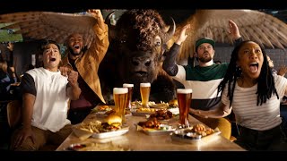 Hank A Wildwinged Buffalo Walks Into A Sports Bar  Buffalo Wild Wings