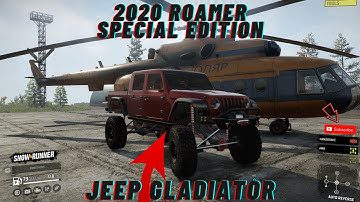 SnowRunner Mod Review | 2020 JEEP GLADIATOR - AKA DEBADGED "ROAMER" FOR CONSOLE!