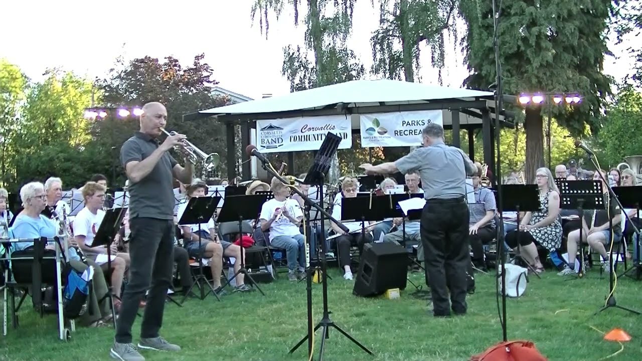 Trumpeters Lullaby with the Corvallis Community Band and Ken Saul