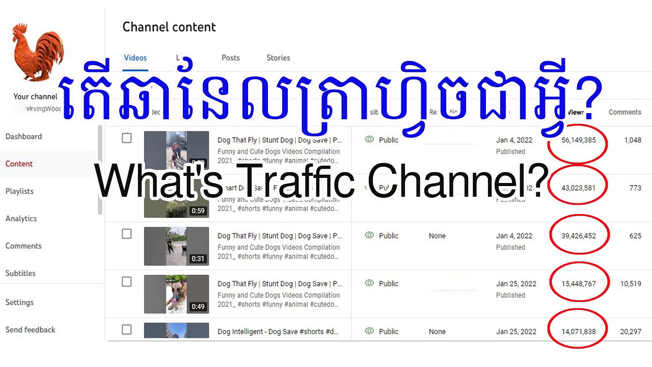 តើឆានែលត្រាហ្វិចជាអ្វី? What's Traffic Channel? [Channel Long Video& Short Videos] YouTube
