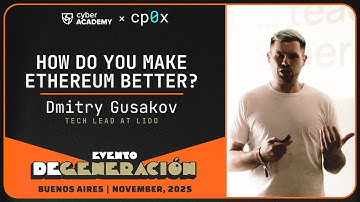 How do you make Ethereum better? | Dmitry Gusakov, Tech Lead at Lido