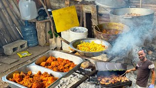 Jamaican Outdoor Cooking, Fish, Chicken, pork, Rice\u0026Peas Goat, On More (Throwback 4 Videos in One) 