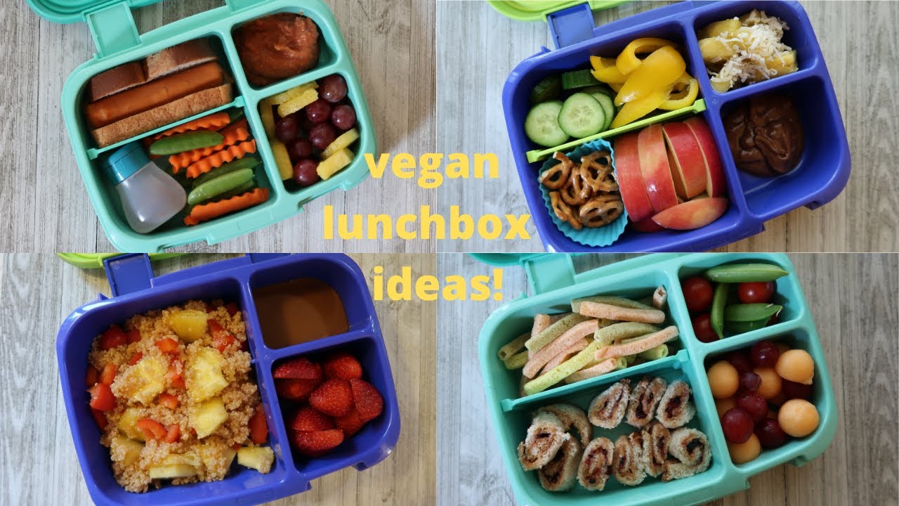 Easy vegan lunchbox ideas for school | simple vegan lunchbox ideas | Bentgo fresh lunch box ideas