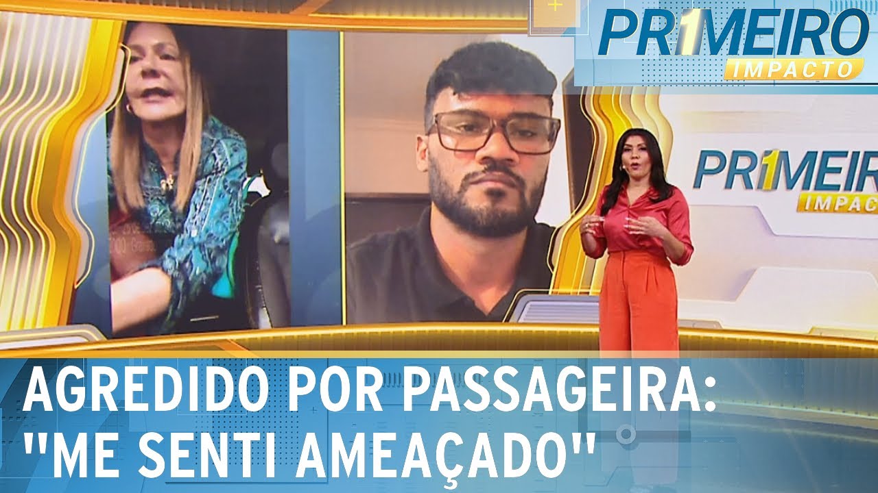 Motorista de aplicativo agredido por médica fala sobre o caso | Primeiro Impacto (08/01/25)