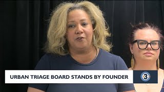 Urban Triage board president dismisses claims, accuses critics of spreading misinformation