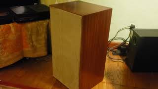 Grundig HI Fi Lautsprecher box 40, 1401-022, with my Grundig console