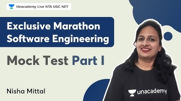 Exclusive Marathon Software Engineering Mock Test part II| NTA UGC NET | Nisha Mittal