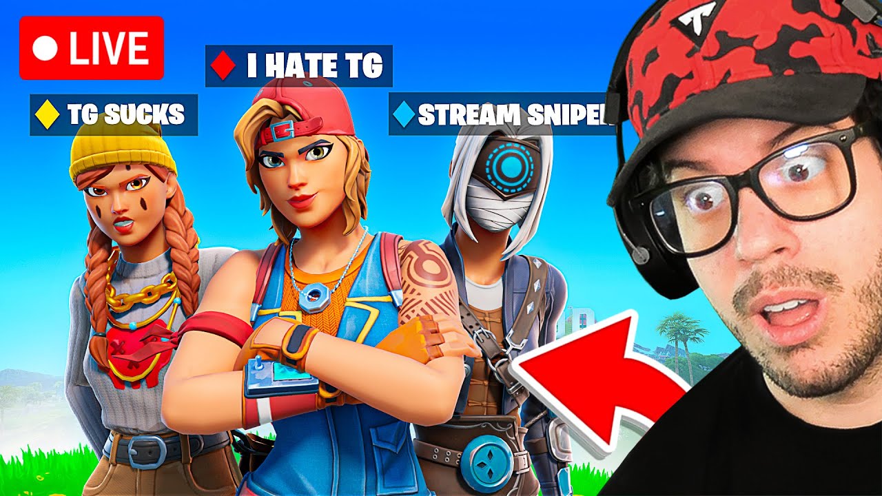 TYPICAL GAMER vs STREAM SNIPERS in FORTNITE!