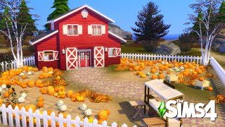 FAMILY PUMPKIN PATCH  | The Sims 4: Speed build (NO CC)