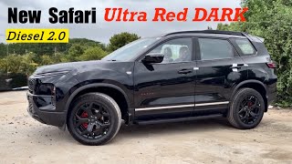 New Tata Safari Top Model ULTRA RED DARK Edition 2026 - Review, Price, Features | Tata Safari Diesel screenshot 3