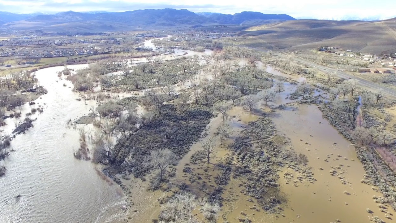 Flood of 2017 Dayton, NV YouTube