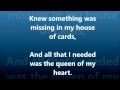 House of Cards Lyric Video