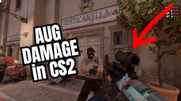 AUG Headshot Damage in CS2 - Close and Long Distance #cs2