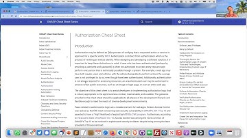 OWASP Flagship Projects: OWASP Cheat Sheet Series - Jim Manico
