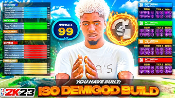 THIS 6’8 DEMIGOD POINT GUARD BUILD IS BREAKING NBA 2K23! OVERPOWERED DEMIGOD BUILD! BEST BUILD 2K23!