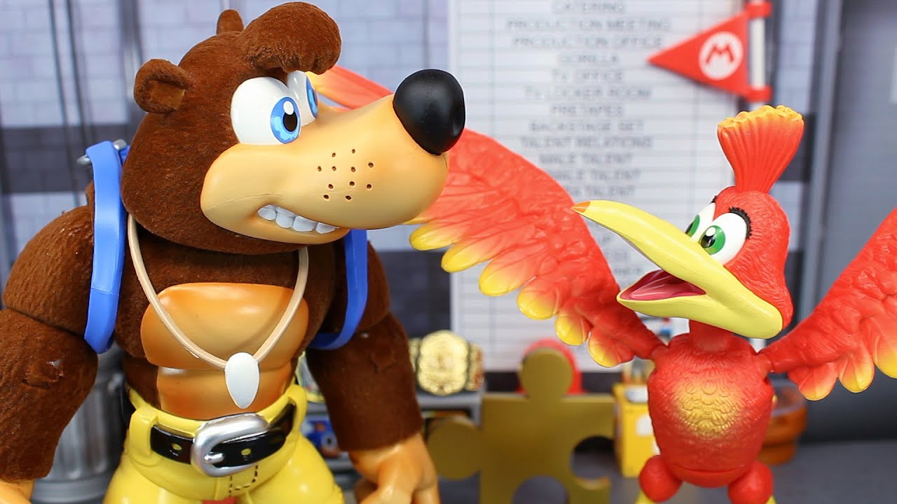 Premium DNA Banjo & Kazooie Flocked Figure Review!