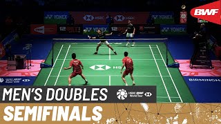 YONEX All England Open 2023 | Alfian/Ardianto (INA) [1] vs. He/Zhou (CHN) | SF screenshot 2