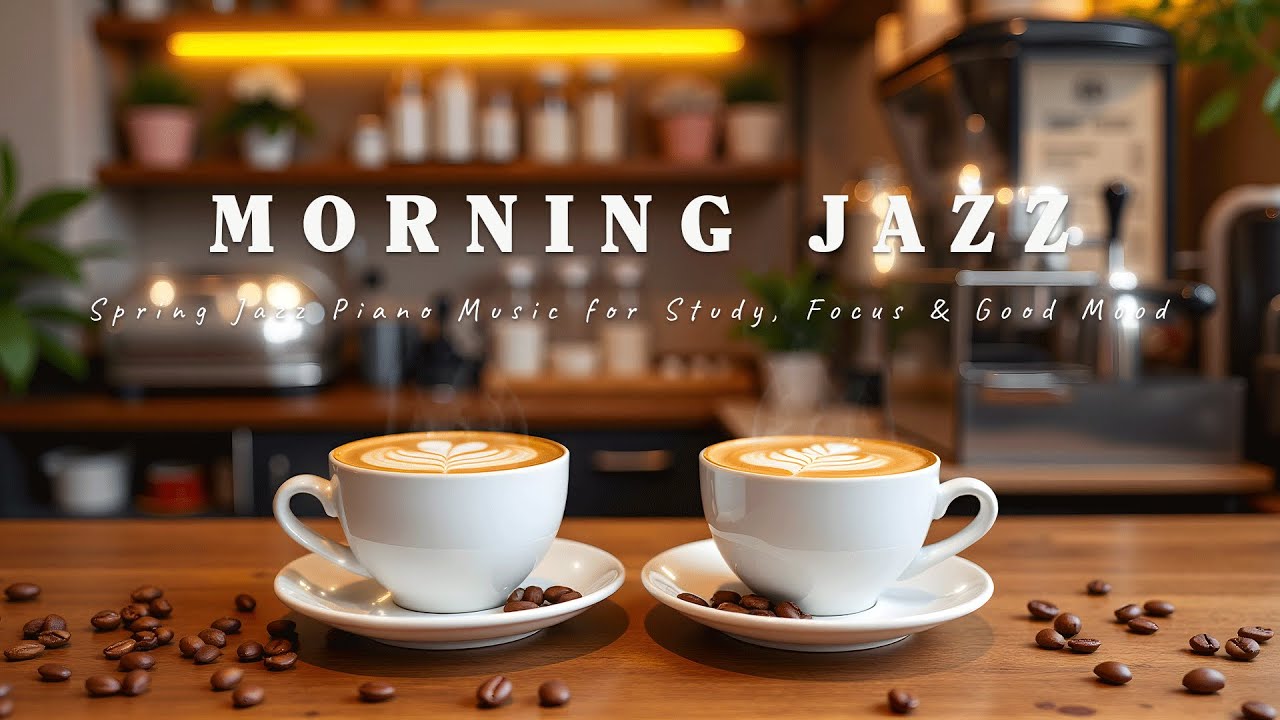 Smooth Morning Jazz ☕ Spring Jazz Piano Music for Study, Focus & Good Mood