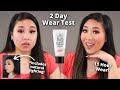 $7 Essence Pretty Natural Hydrating Foundation on Oily/Normal Skin | 2 Day Wear Test