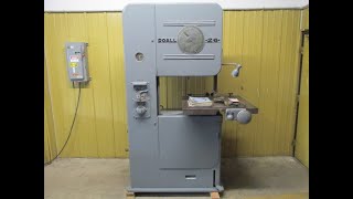 DoAll V-26 Vertical Bandsaw 26