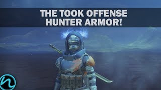 Destiny 2 - The Took Offense Hunter Armor Set