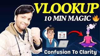 Excel VLOOKUP From Confusion To Clarity 🔥 | One File Mein VLOOKUP Aasan Tarike Se (2026)