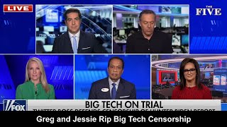 The Five's Greg and Jessie Rip Big Tech Censorship screenshot 5