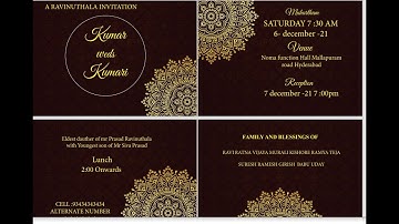 WEDDINGCARD IN INDESIGN