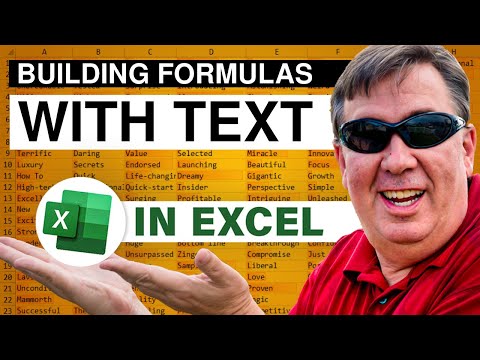 Excel - Mastering Excel: Building Formulas with Text Using the INDIRECT Function - Episode 727
