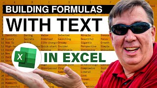 Excel - Mastering Excel: Building Formulas with Text Using the INDIRECT Function - Episode 727