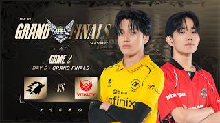 ONIC vs BTR | GRAND FINALS | Game 2 | #MPLIDS17