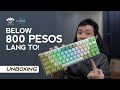 Below 800 pesos! RGB pa! Leaven K61 Unboxing [Eng Subbed] (Tagalog)
