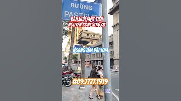 Bán nhà mặt tiền đường Nguyễn Công Trứ quận 1 ngang 8m dài 18m #batdongsan #saigon #youtube #bds