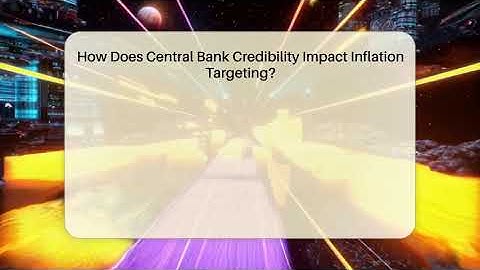 How Does Central Bank Credibility Impact Inflation Targeting? - Inflation Insight Channel