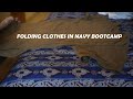 HOW TO FOLD CLOTHES IN NAVY BOOTCAMP