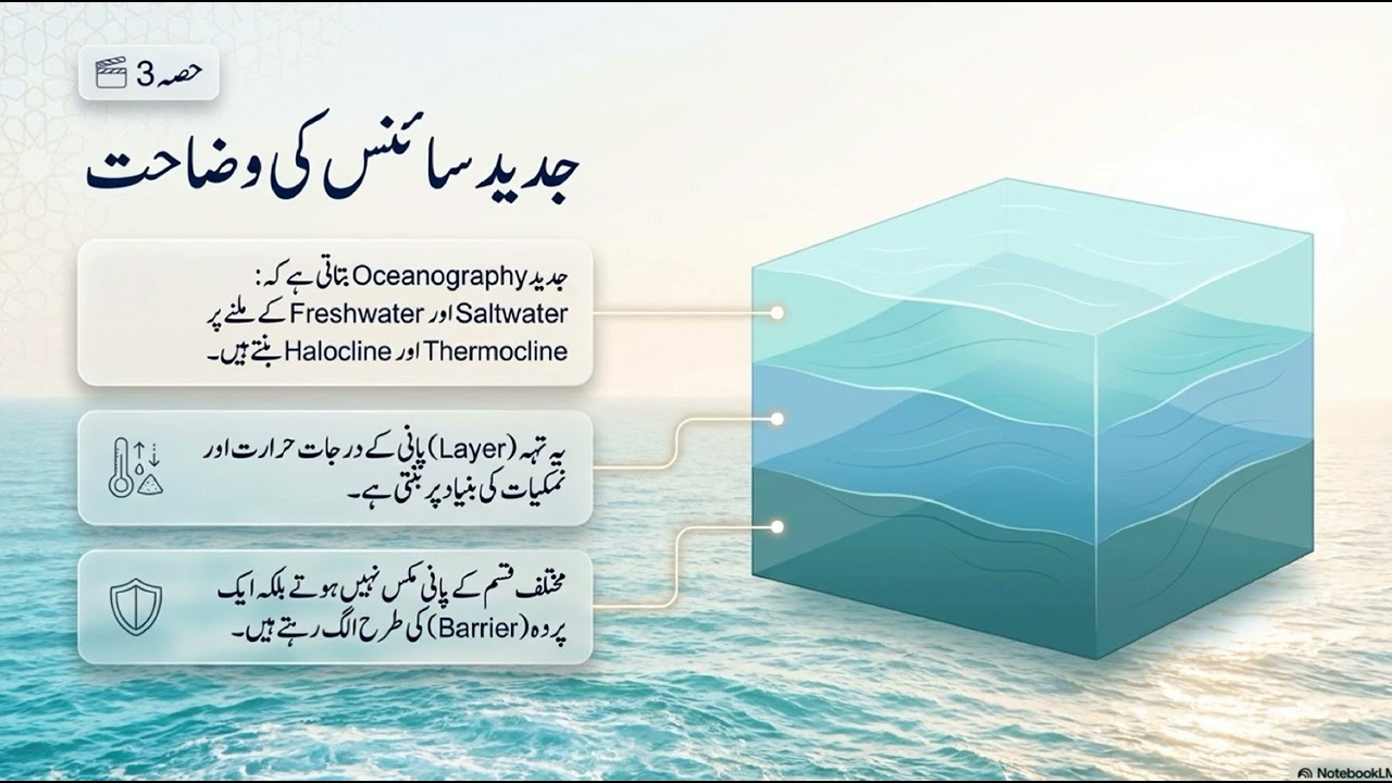 سمندروں کے درمیان پردہ — سائنسی راز (حصه اول )