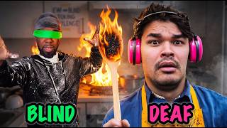 Blind And Deaf Cooking Challenge