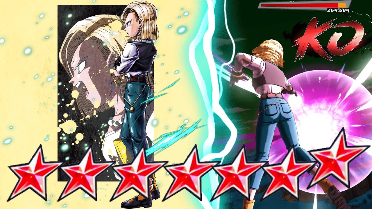 ANDROID 18 F2P 14 STARS IN A DOUBLE SUPPORT TEAM!!! - DRAGON BALL ...