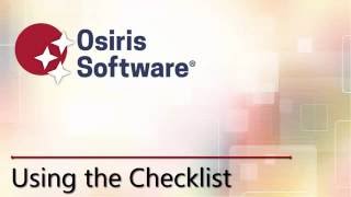 Osiris Checklist