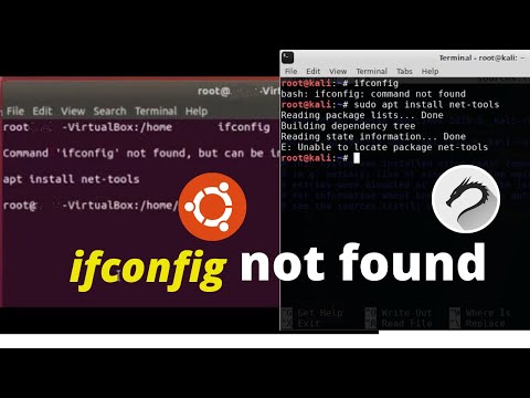 ifconfig command is