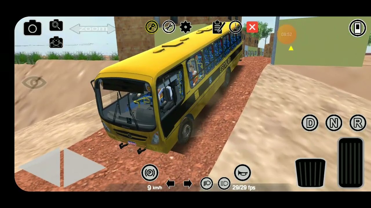 proton bus simulator urbano  mostrando o mod do caio foz super escolar